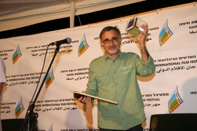 משה איבגי זוכה בפרס השחקן בסרט עלילתי על "מנתק המים". צילום: גוסטבו הוכמן