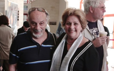דינה דורון ובעלה הבמאי אילן "איוון" אלדד. צילום: יוני המנחם.
