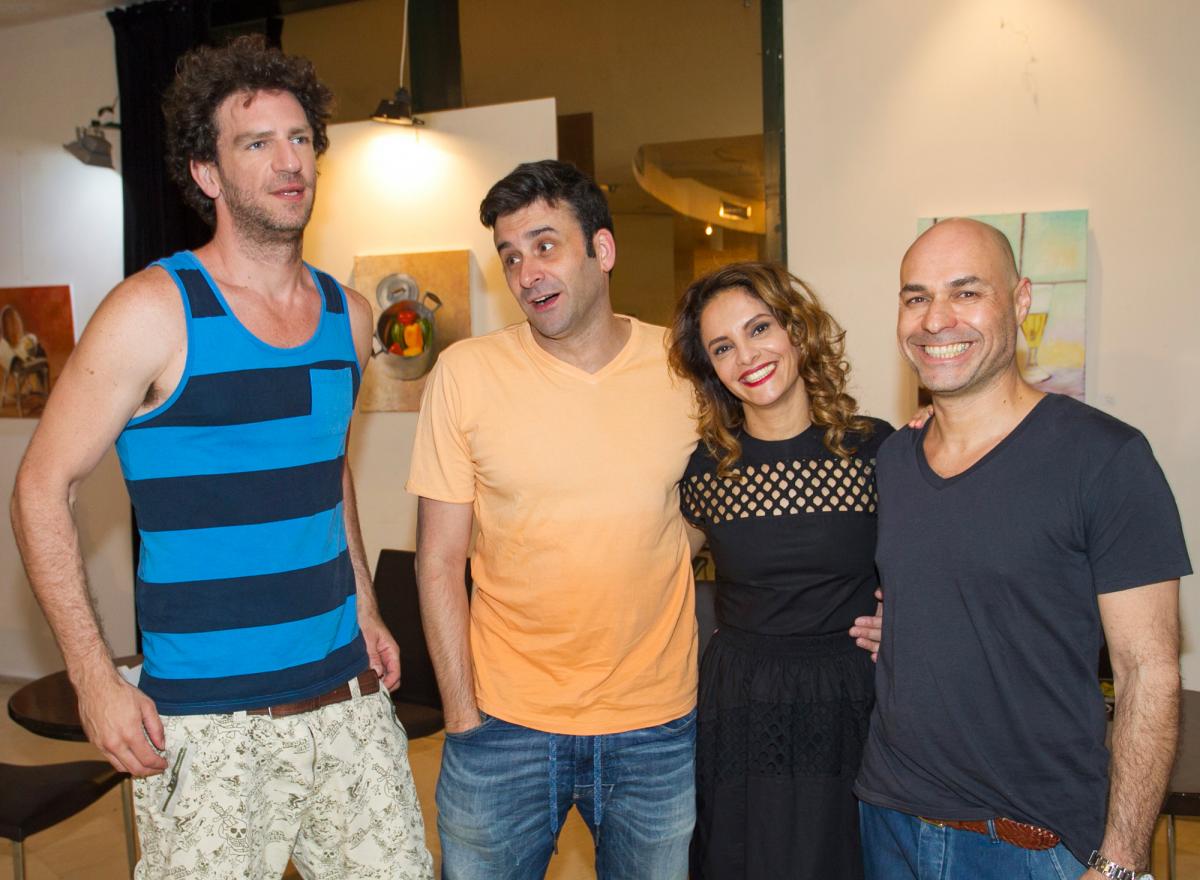 תמונה של אלון חימוואי עם גיא לואל, ליאת אקטע, יניב פולישוק