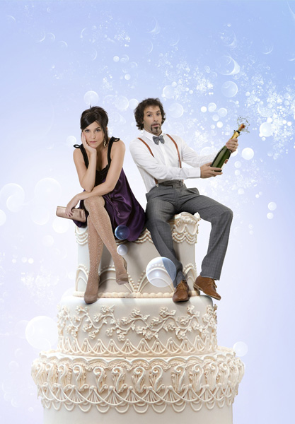 תמונה של רועי לוי עם דנה מודן מתוך &quot;עונת החתונות&quot;