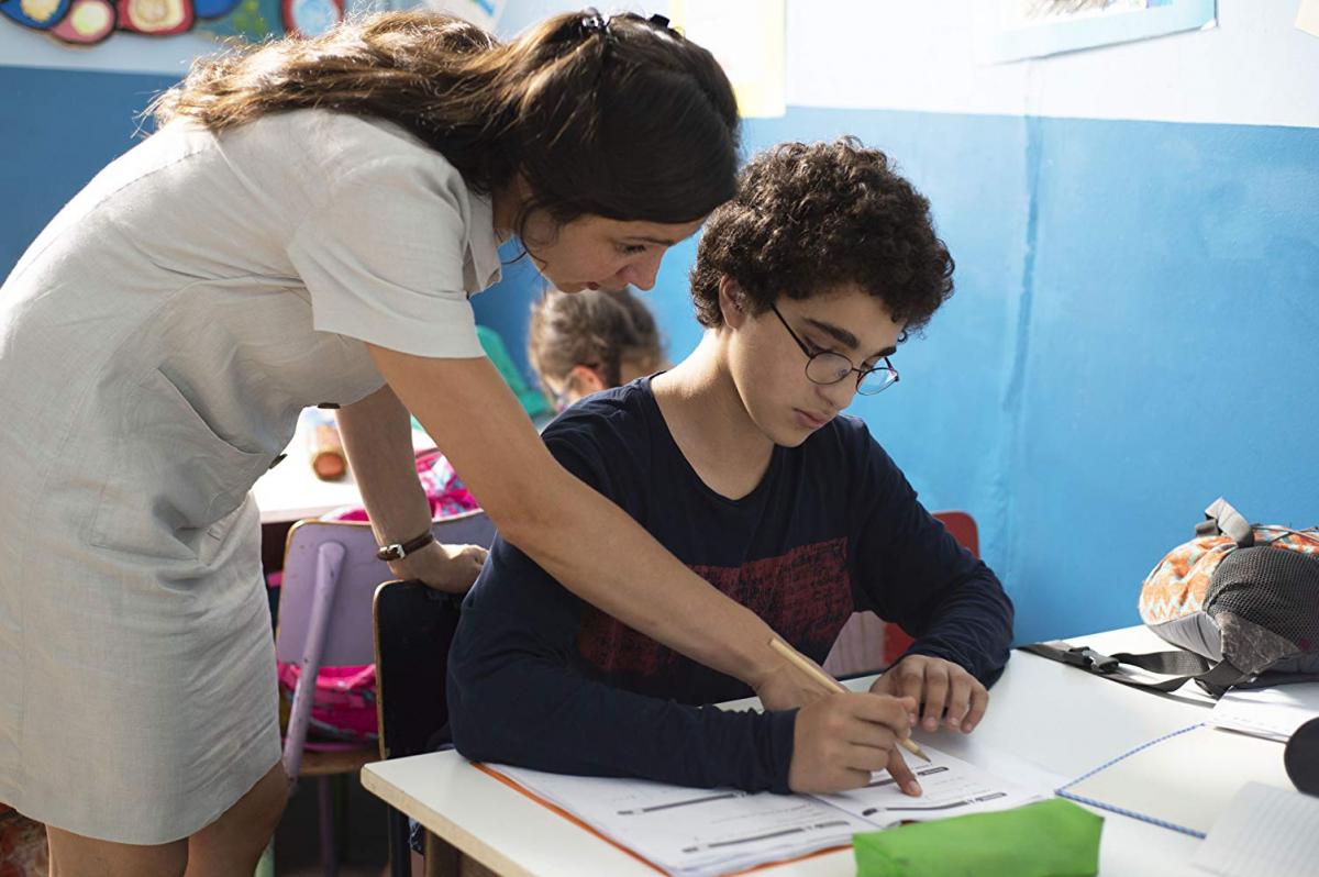 תמונה של אוליביה בונו עם אידיר בן עדי מתוך &quot;הבחירה&quot;