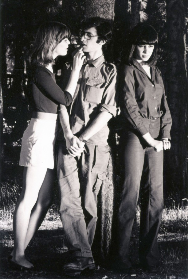 תמונה של מאיר סוויסה עם גלי עטרי, חלי גולדנברג מתוך &quot;הלהקה&quot;