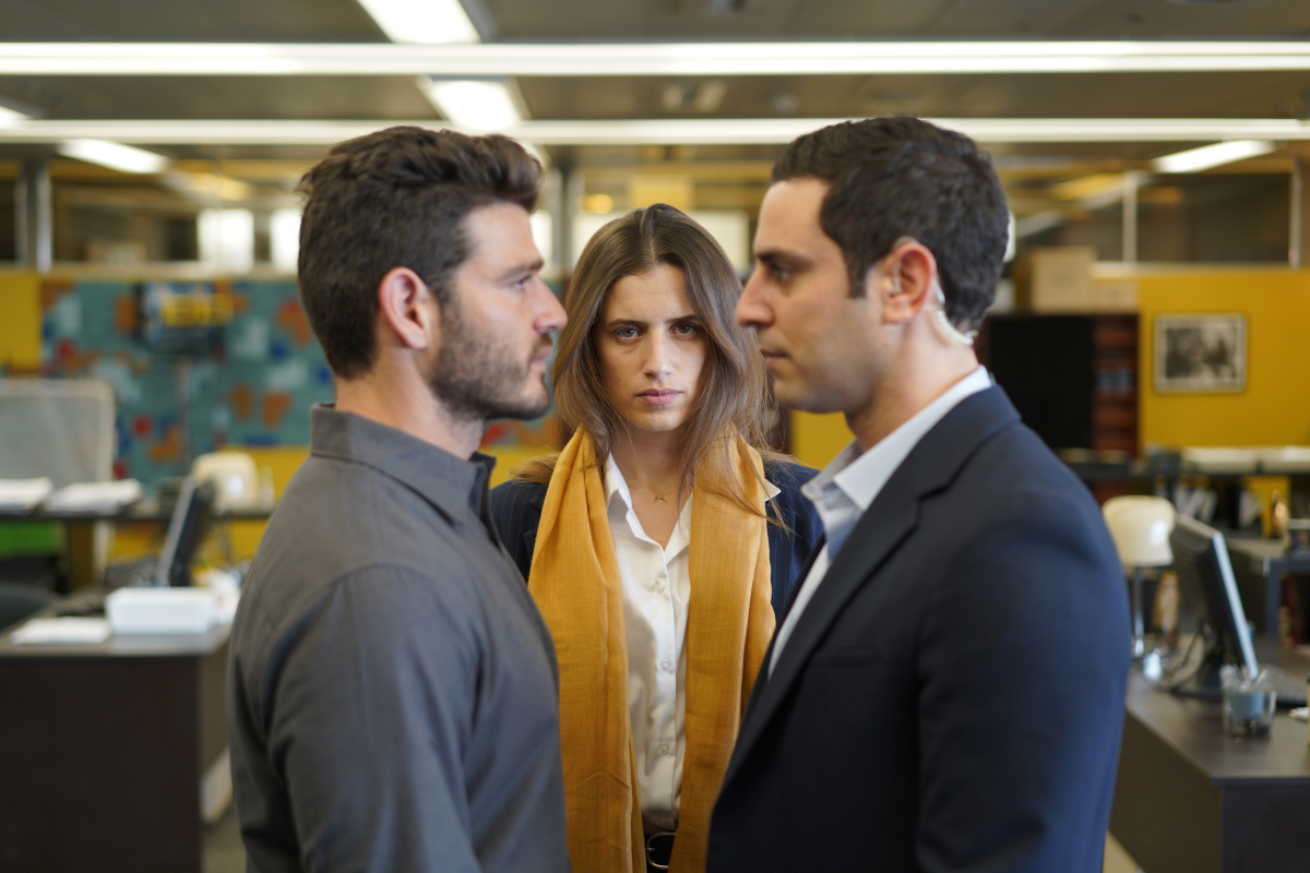 תמונה של מאור שוויצר עם יעל אלקנה מתוך &quot;תחריר&quot;