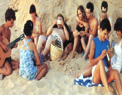 תמונה של יהונתן סגל עם יפתח קצור מתוך &quot;רומן זעיר&quot;
