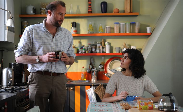 תמונה של פרנסואה דמיאנס עם אודרי טוטו מתוך &quot;העדינות&quot;