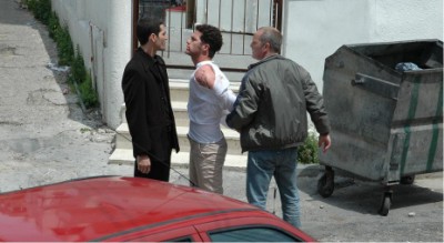 תמונה של בועז צרפתי עם יונתן עוזיאל, שרון אלכסנדר, לירון לבו מתוך &quot;מפטיר&quot;